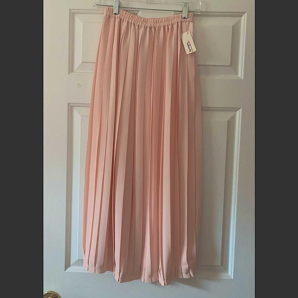 Vintage Talbots S4 accordion pleated midi skirt